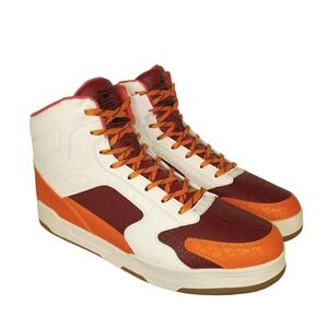 Patrick Ewing Rebound High Top Basketball Shoes Orange/Brown Men's Size 12 New